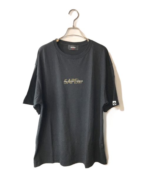 SAPEur（サプール）SAPEur (サプール) MASATOSHI HAMADA × SAPEur Tee ブラック サイズ:Ｌの古着・服飾アイテム