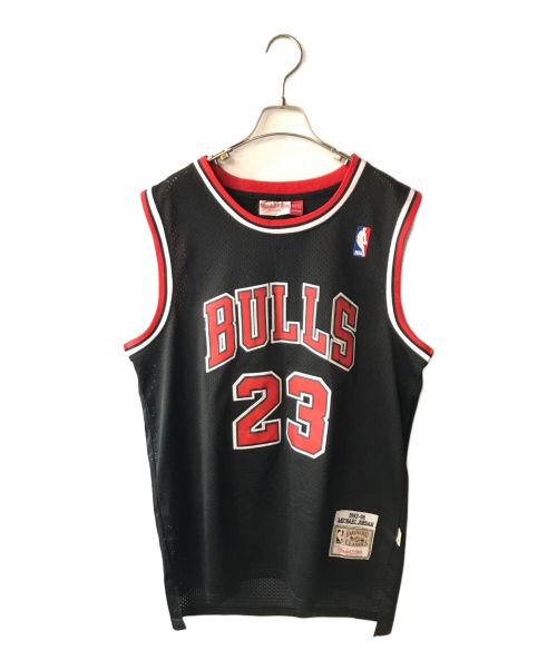 MITCHELL & NESS（ミッチェルアンドネス）MITCHELL & NESS (ミッチェルアンドネス) ゲームシャツ ブラック サイズ:XLの古着・服飾アイテム