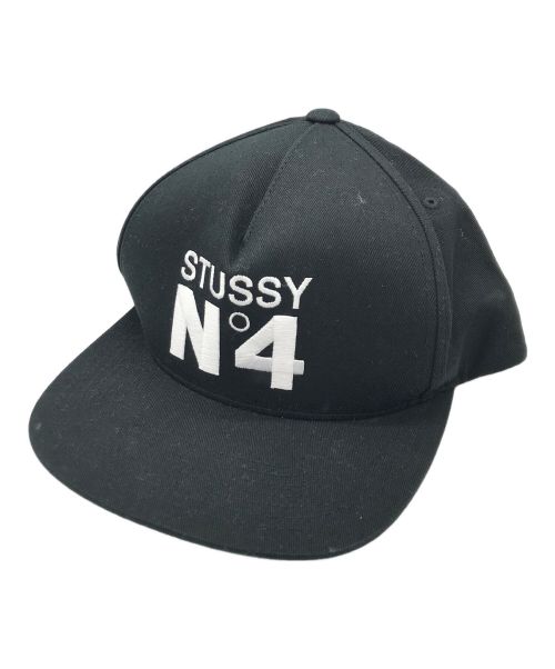 stussy（ステューシー）stussy (ステューシー) No.4 POINT CROWN CAP ブラックの古着・服飾アイテム