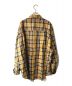 H BEAUTY&YOUTH (エイチ ビューティアンドユース) LINEN CHECK SHIRT/シャツ ブラウン サイズ:Ｌ：6000円