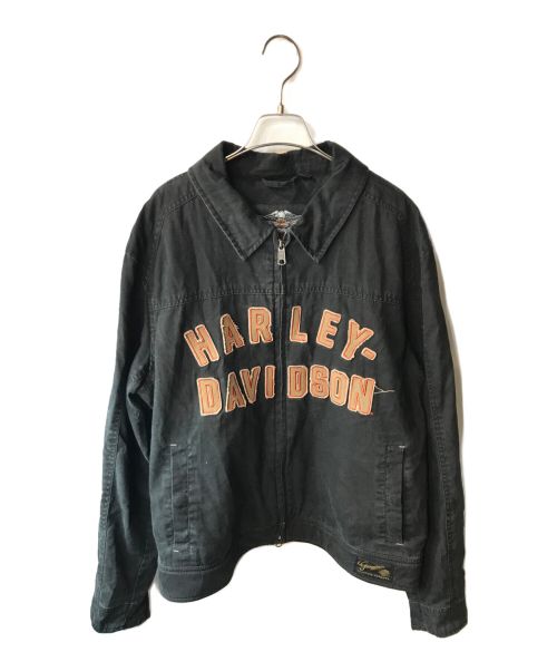 HARLEY-DAVIDSON（ハーレーダビッドソン）HARLEY-DAVIDSON (ハーレーダビッドソン) ジャケット ブラック サイズ:Ｌの古着・服飾アイテム