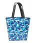 A BATHING APE（アベイシングエイプ）の古着「ABC CAMO TOTE BAG」｜ブルー×ホワイト