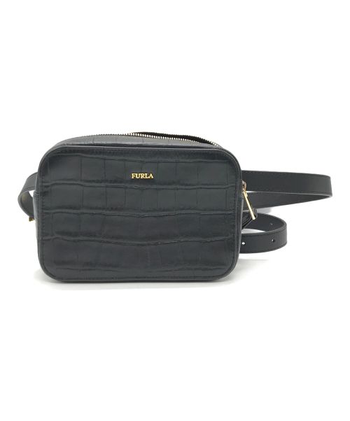 FURLA（フルラ）FURLA (フルラ) MAGIX M BELT BAG ブラックの古着・服飾アイテム