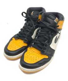 NIKE（ナイキ）の古着「AIR JORDAN 1 RETRO HIGH OG "TAXI"」｜イエロー×ブラック