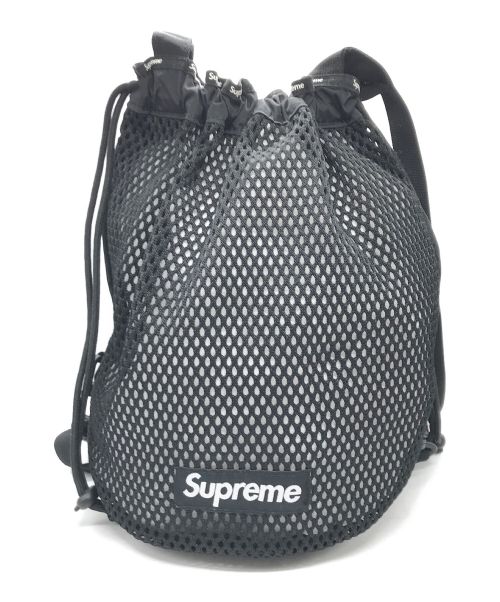 SUPREME（シュプリーム）Supreme (シュプリーム) Mesh Small Backpack ブラックの古着・服飾アイテム