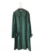 MATSUFUJIマツフジ）の古着「Cotton Soutien Collar Work Coat」｜グリーン