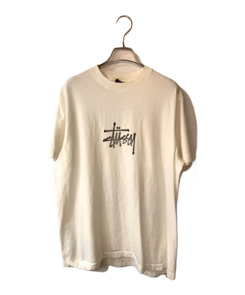 stussy（ステューシー）stussy (ステューシー) SURF Tomb PIGMENT DYED TEE ホワイト サイズ:Ｍの古着・服飾アイテム