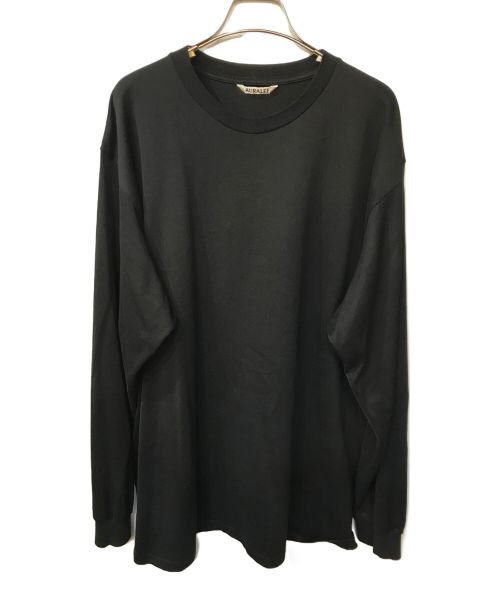 AURALEE（オーラリー）AURALEE (オーラリー) Luster PLAITING L/S TEE ブラック サイズ:5の古着・服飾アイテム