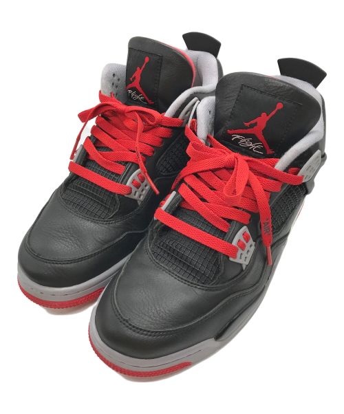 NIKE（ナイキ）NIKE (ナイキ) AIR JORDAN 4 RETRO ブラック サイズ:28.5㎝の古着・服飾アイテム