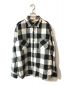 SUGAR CANE（シュガーケーン）の古着「TWILL CHECK WORK SHIRT」｜ホワイト×ブラック