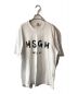 MSGM（エムエスジーエム）の古着「ロゴTシャツ」｜ホワイト