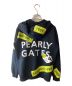 PEARLY GATES (パーリーゲイツ) コンパクトダブルニットフルジップフーディ / パーカー ネイビー：6000円