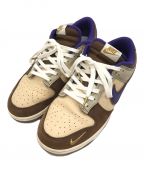 NIKEナイキ）の古着「DUNK LOW PRM」｜ベージュ×ブラウン