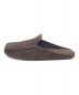 AURALEE (オーラリー) SUEDE MOCCASIN SLIPPER ブラウン サイズ:サイズ表記無：14000円