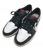 NIKEナイキ）の古着「AIR JORDAN 1 LOW OG」｜ブラック×レッド