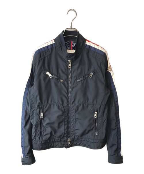 MONCLER（モンクレール）MONCLER (モンクレール) CLEMENCEAU サイドラインジャケット ネイビー サイズ:1の古着・服飾アイテム