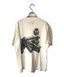 ARMANI JEANS (アルマーニジーンズ) ボルトプリントTシャツ ホワイト サイズ:Ｓ：8000円