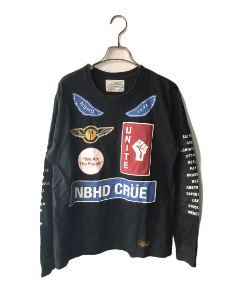 NEIGHBORHOOD（ネイバーフッド）NEIGHBORHOOD (ネイバーフッド) NBHD CRUE TEE LS ブラック サイズ:Ｍの古着・服飾アイテム