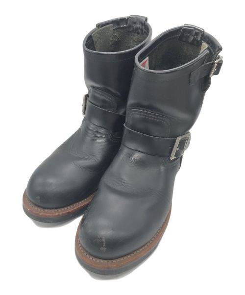 RED WING（レッドウィング）RED WING (レッドウィング) ショートエンジニアブーツ ブラック サイズ:26.5㎝の古着・服飾アイテム