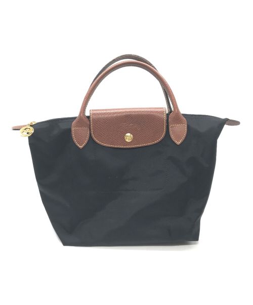 LONGCHAMP（ロンシャン）LONGCHAMP (ロンシャン) オリジナル S トップハンドルバッグ ブラックの古着・服飾アイテム