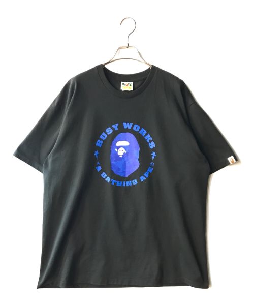 A BATHING APE（アベイシングエイプ）A BATHING APE (アベイシングエイプ) CAMO BUSY WORK TEE ブラック サイズ:2XLの古着・服飾アイテム