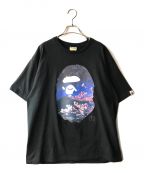 A BATHING APEアベイシングエイプ）の古着「SAKURA PHOTO APE TEE」｜ブラック