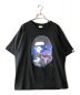 A BATHING APE（アベイシングエイプ）の古着「SAKURA PHOTO APE TEE」｜ブラック