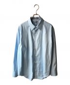 AURALEEオーラリー）の古着「WASHED FINX TWILL SHIRT」｜ブルー