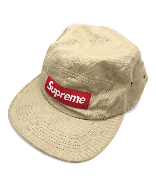 SUPREME（シュプリーム）Supreme (シュプリーム) 19AW JACQUARD LOGOS TWILL CAMP CAP カーキの古着・服飾アイテム