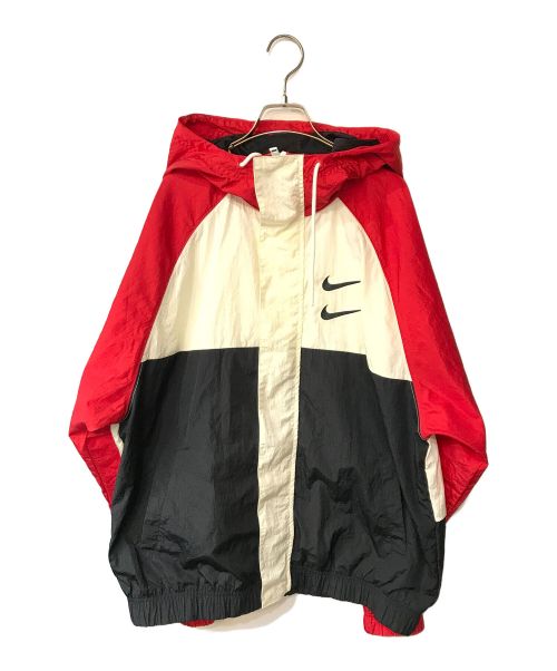 NIKE（ナイキ）NIKE (ナイキ) ナイロンジャケット レッド サイズ:XLの古着・服飾アイテム