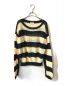 BED J.W. FORD（ベッドフォード）の古着「BED JW FORD Mesh Sweater」｜ブラック×アイボリー