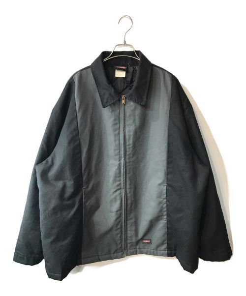 Dickies（ディッキーズ）Dickies (ディッキーズ) ツートーンジャケット グレー×ブラック サイズ:2XLの古着・服飾アイテム