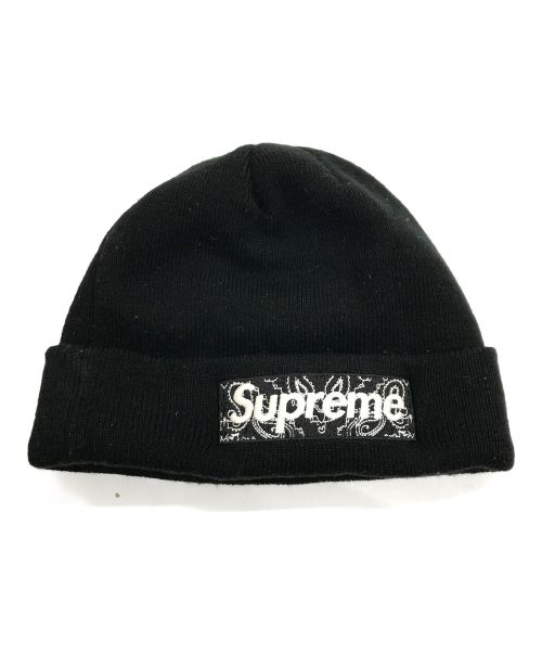 SUPREME（シュプリーム）Supreme (シュプリーム) New Era (ニューエラ) Box Logo Beanie Bandana ブラックの古着・服飾アイテム