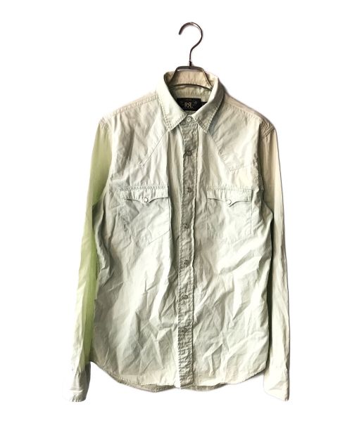 RRL（ダブルアールエル）RRL (ダブルアールエル) ウエスタンシャツ グリーン サイズ:Ｓの古着・服飾アイテム