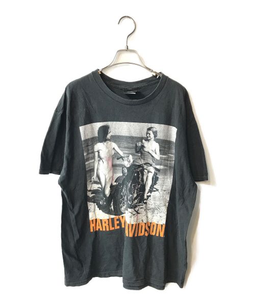 HARLEY-DAVIDSON（ハーレーダビッドソン）HARLEY-DAVIDSON (ハーレーダビッドソン) プリントTシャツ ブラック サイズ:XLの古着・服飾アイテム