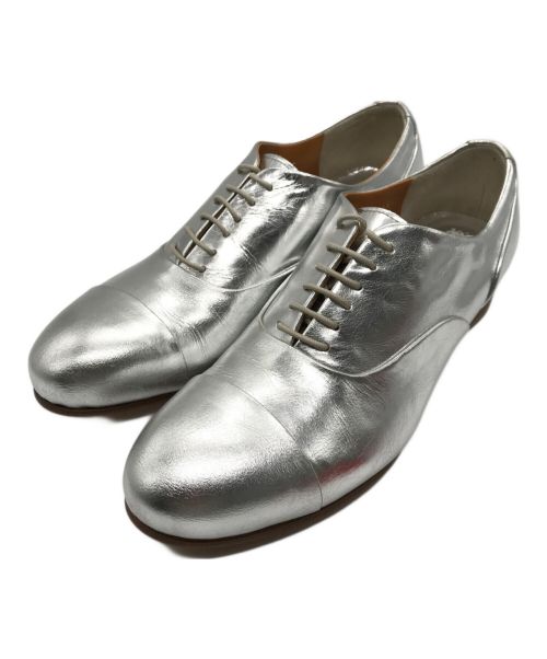 chausser（ショセ）chausser (ショセ) メタリックシューズ シルバー サイズ:23 1/2の古着・服飾アイテム