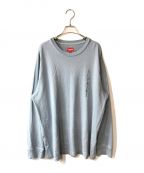 SUPREMEシュプリーム）の古着「17AW Overdyed LS Top」｜ブルー