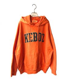 KEBOZ（ケボズ）の古着「プルオーバーロゴパーカー」｜オレンジ