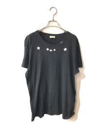 Saint Laurent Paris（サンローランパリ）の古着「SLスタープリントTシャツ」｜ブラック