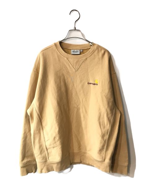 CarHartt（カーハート）CarHartt (カーハート) クルーネックスウェット カーキ サイズ:Ｌの古着・服飾アイテム