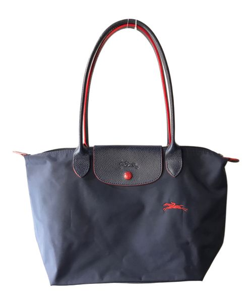 LONGCHAMP（ロンシャン）LONGCHAMP (ロンシャン) ルプリアージュトートバッグ ネイビーの古着・服飾アイテム