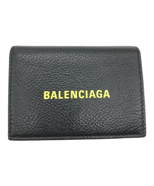 BALENCIAGA（バレンシアガ）BALENCIAGA (バレンシアガ) 三つ折りキャッシュミニウォレット ブラックの古着・服飾アイテム