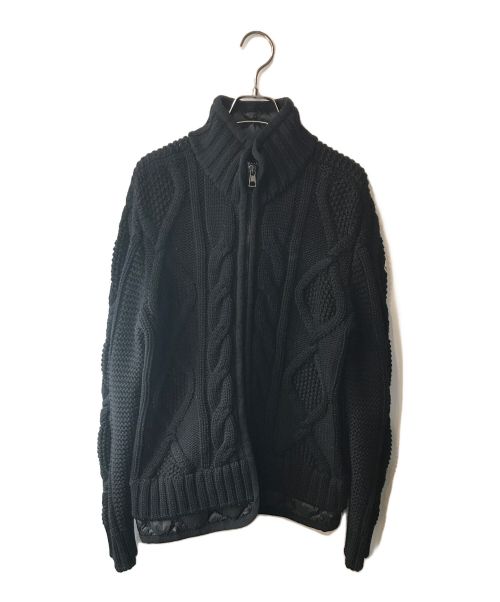 MONCLER（モンクレール）MONCLER (モンクレール) MAGLIONE TRICOT CARDIGAN ブラック サイズ:Ｍの古着・服飾アイテム