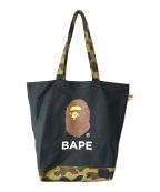 A BATHING APEアベイシングエイプ）の古着「1st camo ape head tote bag」｜ブラック