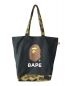 A BATHING APE（アベイシングエイプ）の古着「1st camo ape head tote bag」｜ブラック