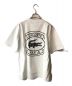 LACOSTE (ラコステ) BEAMS (ビームス) バックプリントTシャツ ホワイト サイズ:US　Ｓ 未使用品：7000円