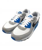 NIKEナイキ）の古着「AIR MAX 90」｜ホワイト×ブルー