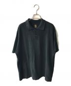 BATONERバトナ―）の古着「SWEDISH PIQUE SHORT SLEEVE POLO」｜ブラック