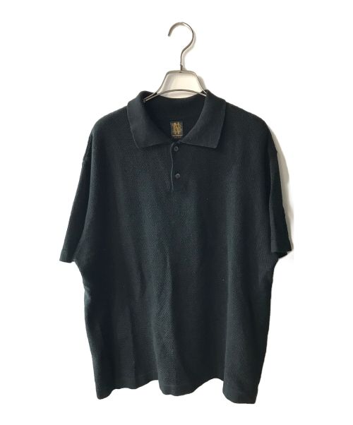 BATONER（バトナ―）BATONER (バトナ―) SWEDISH PIQUE SHORT SLEEVE POLO ブラック サイズ:1の古着・服飾アイテム