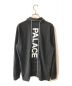 PALACE (パレス) ハーフジップカットソー ブラック サイズ:Ｓ：5000円